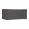 H&R Badmeubelen Juice Wastafelonderkast - 100x45x40cm - rechterhoek afgerond - 3D-front - 1 lade - geïntegreerde greep - wenge SW1259730