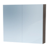 Saniclass Dual spiegelkast 80x70x15 indirecte LED verlichting 2 deuren legno antracite SW242127 Saniclass Dual spiegelkast 80x70x15 indirecte LED verlichting 2 deuren legno antracite SW242127