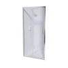 FugaFlow ID06 Quick Fit porte de douche coulissante - 90x190cm - 6mm verre de sécurité - profilé aluminium - anti calcaire - Chrome SW999914