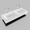 MONDIAZ ALAN 120cm badmeubel solid surface planchet urban Vrijhangende wastafel cloud dubbel zonder kraangat kleur talc SW408751 MONDIAZ ALAN 120cm badmeubel solid surface planchet urban Vrijhangende wastafel cloud dubbel zonder kraangat kleur talc SW408751