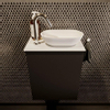 Mondiaz Fowy Meuble de toilette - 40x50x23cm - urban mat - 1 trou de robinet - lavabo à droite - 1 porte - solid surface - plan MDF - lavabo : blanc SW760836 Mondiaz Fowy Meuble de toilette - 40x50x23cm - urban mat - 1 trou de robinet - lavabo à droite - 1 porte - solid surface - plan MDF - lavabo : blanc SW760836