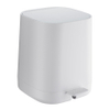 Smedbo Beslagsboden Poubelle à pédale 4ltr Softclose Mat Blanc SW1026306