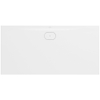 Villeroy & Boch Ecora douchebak - 160x80x3.5cm - afvoer lange zijde - stone white (wit) SW1558933