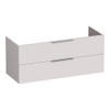 BRAUER Elevate meuble sous-lavabo 120 sans poignées rapportées 2 tiroirs à fermeture douce et 1 découpe pour siphon - sable mat SW1200051