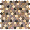 Dune Melina Mozaiektegel - 29x30cm - 8.0mm - Multicolor - per stuk SW1471189
