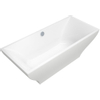 Villeroy en Boch La Belle kunststof duobad quaryl rechthoekig vrijstaand 180x80x50cm naadloos incl. afvoer en overloop wit 1025197 Villeroy en Boch La Belle kunststof duobad quaryl rechthoekig vrijstaand 180x80x50cm naadloos incl. afvoer en overloop wit 1025197