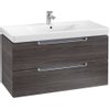 Villeroy & Boch Subway 2.0 Meuble sous lavabo 98.7x44.9x52cm avec 2 tiroirs pour lavabo 7175 100cm Chêne graphite 1024274 Villeroy & Boch Subway 2.0 Meuble sous lavabo 98.7x44.9x52cm avec 2 tiroirs pour lavabo 7175 100cm Chêne graphite 1024274