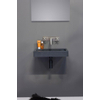 Forzalaqua Taranto wastafel 50x30x8cm Rechthoek 0 kraangaten Natuursteen Graniet gezoet SW230839