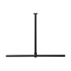 Sealskin Seallux Support de plafond pour rideau de douche - 60 cm - noir SW1220465