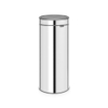 Brabantia Touch Bin Poubelle - 30 litres - seau intérieur en plastique - brilliant steel SW1117548