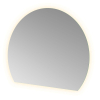 Hotbath &MORE Spiegel - 160x130cm - direct en indirect LED - spiegelverwarming - color changing - dimbaar - met afstandsbediening - zilver SW1246113