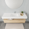 MONDIAZ ALAN 150cm badmeubel onderkast washed oak 1 lade Vrijhangende wastafel cloud midden 1 kraangat kleur talc SW408608 MONDIAZ ALAN 150cm badmeubel onderkast washed oak 1 lade Vrijhangende wastafel cloud midden 1 kraangat kleur talc SW408608