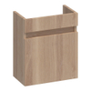 BRAUER Solution Meuble sous lave-mains 39.5x21.5x45cm 1 porte Chêne massif assemblage lamello brossé Smoked Oak SW522737