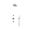 Hotbath Get Together complete thermostatische douche inbouwset Chap met 2 stopkranen chroom staafmodel wandarm 20cm SW536615 Hotbath Get Together complete thermostatische douche inbouwset Chap met 2 stopkranen chroom staafmodel wandarm 20cm SW536615