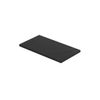 INK Topdeck xs plan vasque 40x22x1.2cm pour meuble sous vasque - céramique Laurent Black mat SW798125