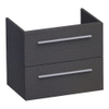 Saniclass Exclusive Line Small Meuble sous lavabo 59x39x50cm 2 tiroirs avec frein de chute MFC Black Diamond SW3083 Saniclass Exclusive Line Small Meuble sous lavabo 59x39x50cm 2 tiroirs avec frein de chute MFC Black Diamond SW3083