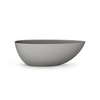 Zeza Element Vrijstaand Bad - 170x80x55cm - solid surface - mat licht grijs SW1476894