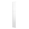 Plieger Cavallino Retto radiateur décoratif vertical simple raccordement central 2000x298mm 666W blanc mat 7255293