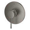 Grohe Essence New Mitigeur de douche encastré - 1 bouton - brushed hard graphite 24057AL1 SW296716