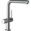 Hansgrohe Talis M51 Robinet de cuisine 1 trou 270 1jet avec robinet d'arrêt pour lave-vaisselle chrome SW541888