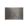 FugaFlow Eccelente Press Plaque de commande DualFlush pour bâti-support Geberit UP320 Métal Rond Gunmetal SW999925