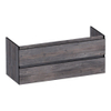 BRAUER Joy Edge meuble sous lavabo 120 2 tiroirs softclose - sans poignée - 2 découpes pour siphon - Driftwood SW1200858