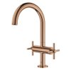 Grohe Atrio 1-gats wastafelkraan L-size m. hoge draaibare uitloop met kruisgrepen warm sunset SW354685 Grohe Atrio 1-gats wastafelkraan L-size m. hoge draaibare uitloop met kruisgrepen warm sunset SW354685