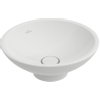 Villeroy en Boch Loop en Friends opzetwastafel met plug met keramische afdekking O43cm met overloop ceramic+ wit 1020118 Villeroy en Boch Loop en Friends opzetwastafel met plug met keramische afdekking O43cm met overloop ceramic+ wit 1020118