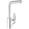 Grohe Eurodisc Cosmopolitan 1-gats wastafelkraan L-size met afvoerplug met hoge draaibare uitloop chroom SW225262 Grohe Eurodisc Cosmopolitan 1-gats wastafelkraan L-size met afvoerplug met hoge draaibare uitloop chroom SW225262