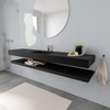 MONDIAZ ALAN 200cm badmeubel solid surface planchet urban Vrijhangende wastafel cloud midden 1 kraangat kleur urban SW408873 MONDIAZ ALAN 200cm badmeubel solid surface planchet urban Vrijhangende wastafel cloud midden 1 kraangat kleur urban SW408873