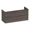 BRAUER Inspire wastafelonderkast 120 2 softclose lades - greeploos - 2 sifon uitsparingen - Driftwood SW1200567