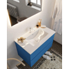 MONDIAZ VICA 80cm badmeubel jeans 2 lades wastafel denia midden met 1 kraangat SW410827 MONDIAZ VICA 80cm badmeubel jeans 2 lades wastafel denia midden met 1 kraangat SW410827