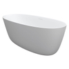 Riho Oval baignoire autoportante - 175x80cm - solid surface - incl. siège - incl. coussin dappui-tête - blanc mat SW1437510