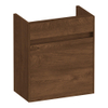 BRAUER Inspire meuble sous-lavabo pour lave-mains - 40x45x22cm - porte pivotant à gauche - sans poignée - Forest Cacao SW1199052