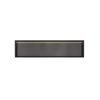 Hotbath &MORE Inbouwbox of inbouwnis - 30x120x10 - met LED - IP44 - PVD - geborsteld zwart SW1246646