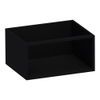 BRAUER Flourish armoire latérale - 59x30x45.5cm - avec 1 compartiment de rangement noir mat SW445688