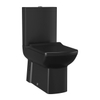 Creavit Lara Staande Toilet - onderpot - bidet sproeier - muur/onderuitgang - mat zwart SW1183123 Creavit Lara Staande Toilet - onderpot - bidet sproeier - muur/onderuitgang - mat zwart SW1183123