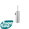 Fugaflow Eccelente Acces porte-brosse de toilette - modèle fermé - mural - rond - inox brossé SW1197964