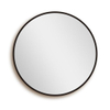 Saniclass Retro Line miroir – Ø 80 cm – Noir mat SW643425