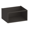 BRAUER Flourish armoire latérale - 59x30x45.5cm - avec 1 compartiment de rangement Bois Anthracite SW1200433