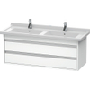 Duravit Ketho Meuble sous-lavabo 120x41x46.5cm blanc 0300527 Duravit Ketho Meuble sous-lavabo 120x41x46.5cm blanc 0300527