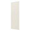 Plieger Cavallino Retto designradiator verticaal enkel middenaansluiting 1800x602mm 1205W wit structuur 7252983 Plieger Cavallino Retto designradiator verticaal enkel middenaansluiting 1800x602mm 1205W wit structuur 7252983