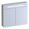 Miroir Armoire BRAUER Promise - 80x70x15cm - avec éclairage 2 portes miroir Forest Seashell SW1203736