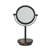 Aquanova Porto make-upspiegel – rond Ø15 cm – dubbelzijdig, 3x vergrotend – Zwart SW1108614
