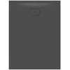 Villeroy & Boch Ecora douchebak - 120x90x3.5cm - afvoer korte zijde - anthracite (antraciet) SW1558889
