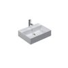 Thebalux lavabo modèle Cube 1x cuve 1x trou de robinet SW766477