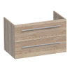 Saniclass Exclusive Line onderkast 80.2x45.5x50cm hangend met 2 softclose lades MFC Legno Calore SW30756 Saniclass Exclusive Line onderkast 80.2x45.5x50cm hangend met 2 softclose lades MFC Legno Calore SW30756