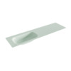 Mondiaz BIG small Greey solid surface inbouw wastafel 170cm links SW426398 Mondiaz BIG small Greey solid surface inbouw wastafel 170cm links SW426398