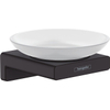 Hansgrohe AddStoris Q zeephouder - met schaal - mat zwart SW651521