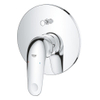 GROHE Euroeco Badmengkraan - inbouw - eengreeps - met omstel - rond - chroom SW1077321